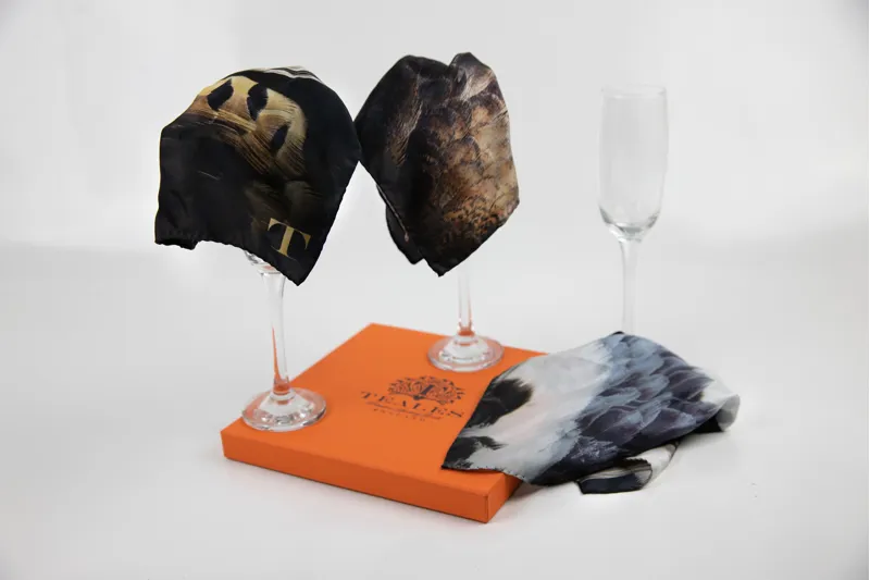 Teales Silk Game Bird Pocket Squares-1